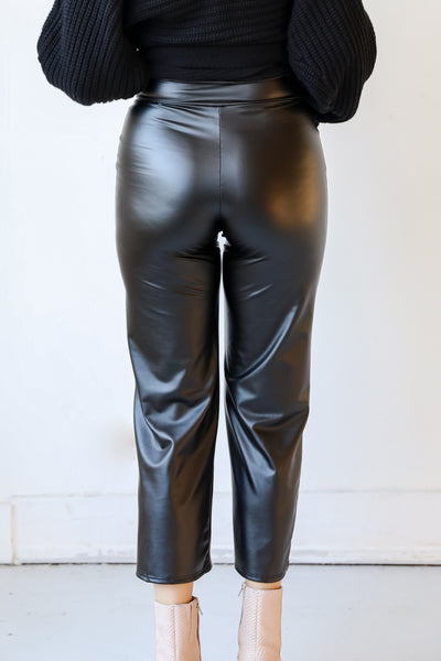 Leather Pants back view