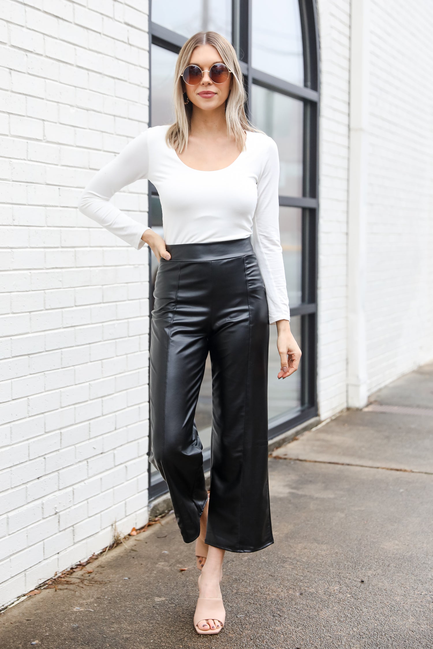 Leather Pants on dress up model