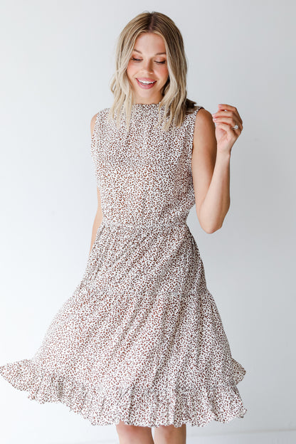 Leopard Dress on dress up model