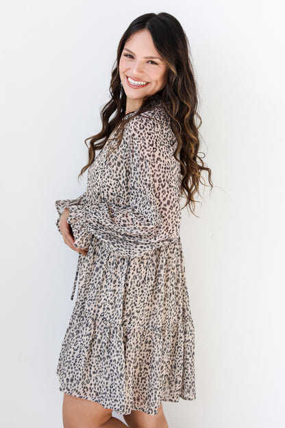 Leopard Mini Dress side view