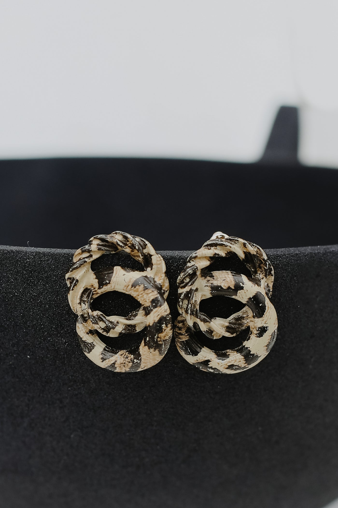 Sierra Leopard Drop Earrings