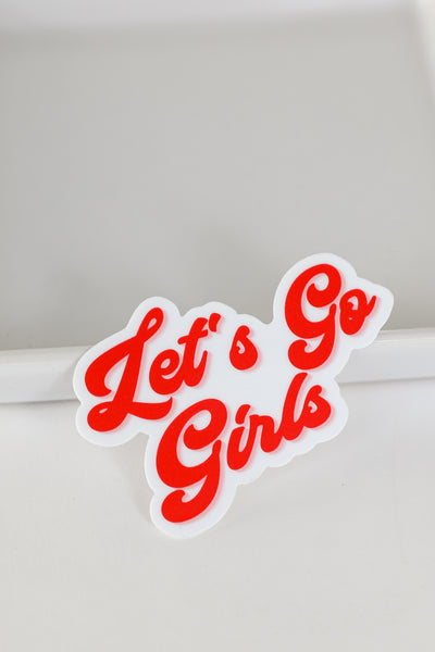 Let's Go Girls Sticker from dress up