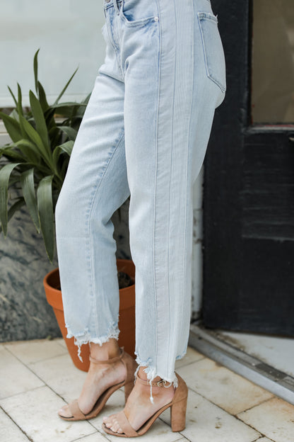 Sydney High Waist Straight Leg Jeans