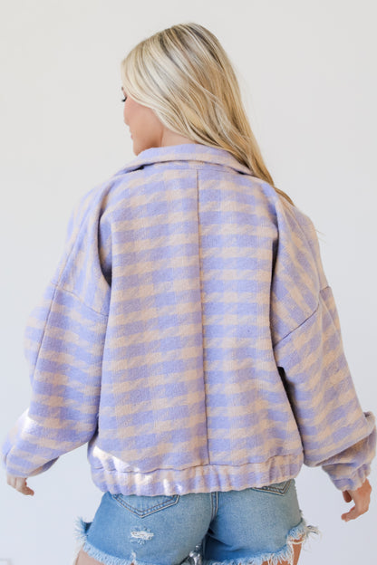 Tweed Jacket back view