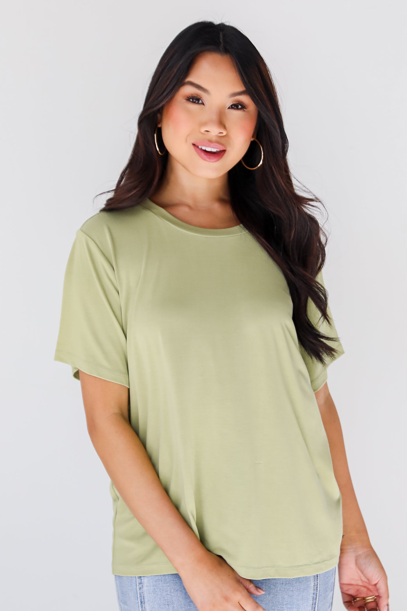 green Everyday Tee front view
