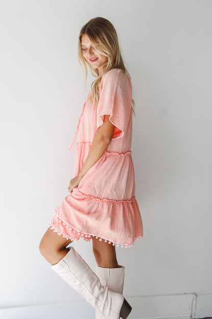 FINAL SALE - Total Cutie Linen Mini Dress
