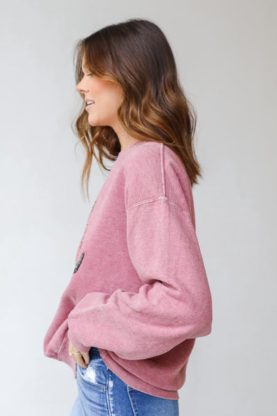 Livin' Young Oversized Pullover side view