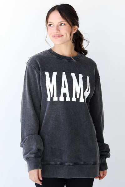 Mama Oversized Pullover front view