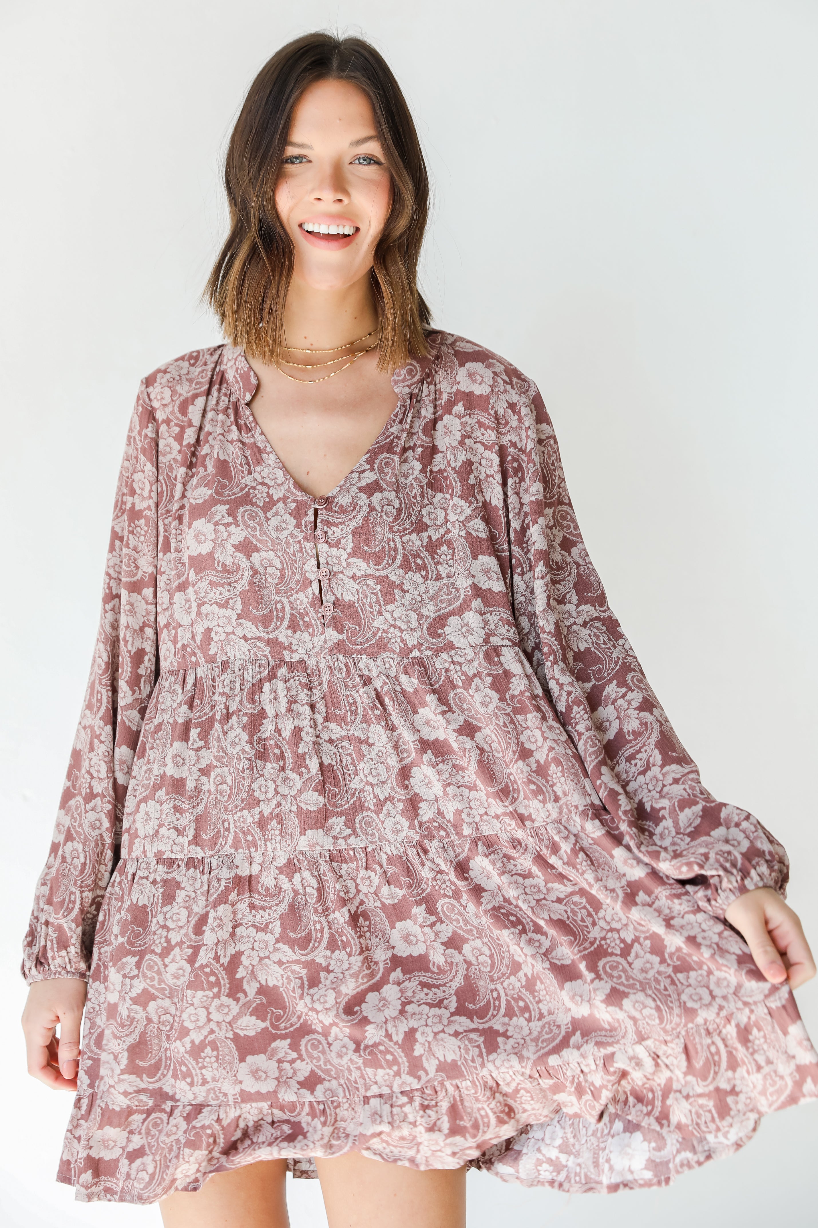 Tiered Floral Dress from dress up