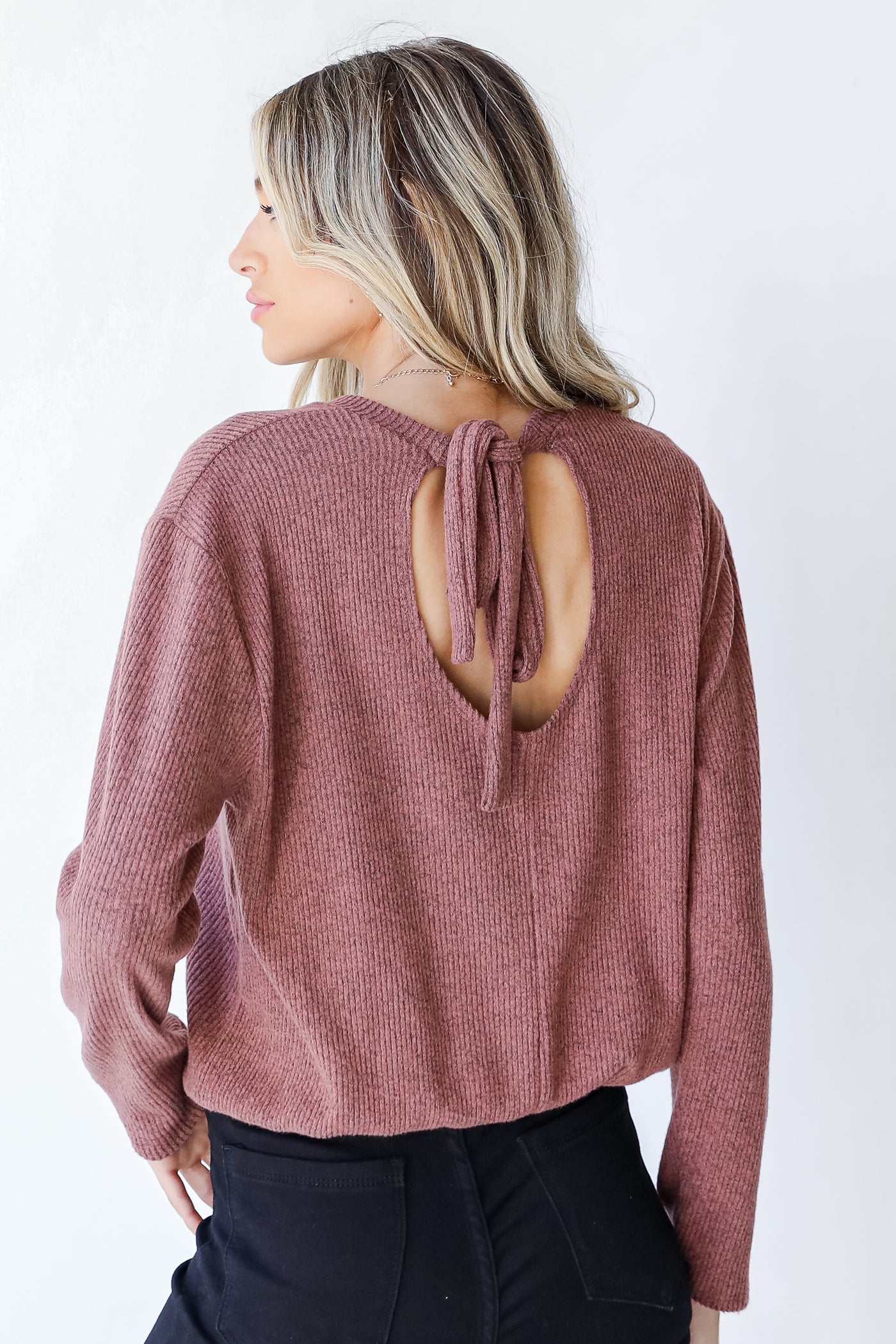 Open Back Knit Top from dress up
