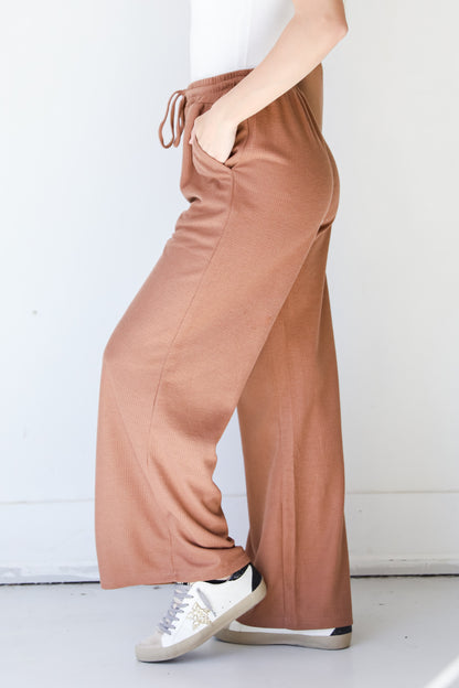 Waffle Knit lounge Pants side view