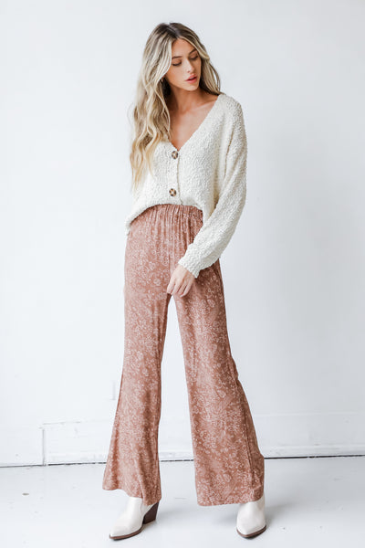 Floral Wide Leg Pants from dress up