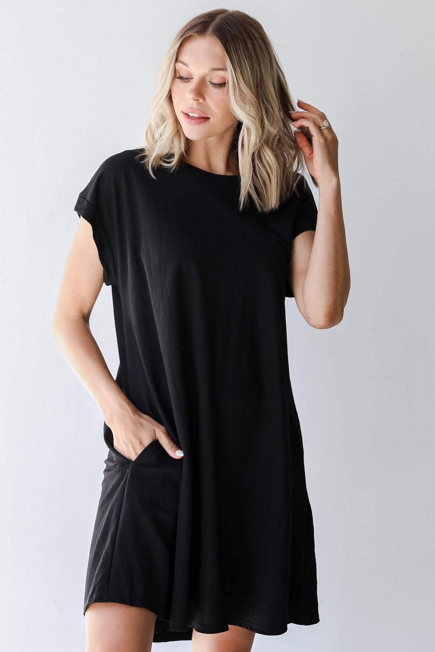 T-Shirt Dress in black