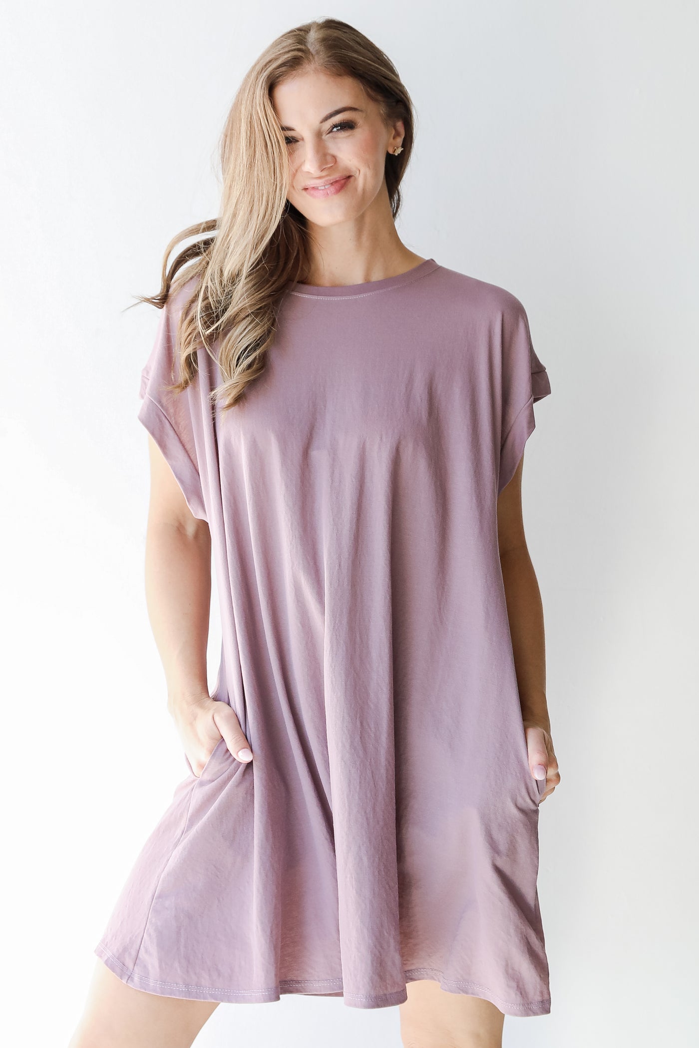 T-Shirt Dress in lavender