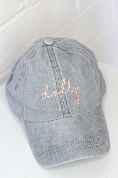 Dolly Script Embroidered Hat