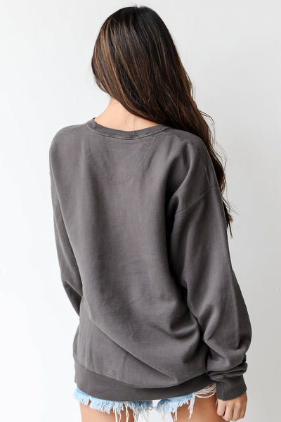 Charcoal Nashville Pullover back view