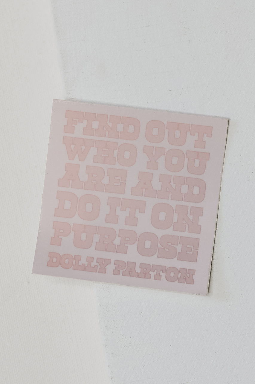 Dolly Quote Sticker