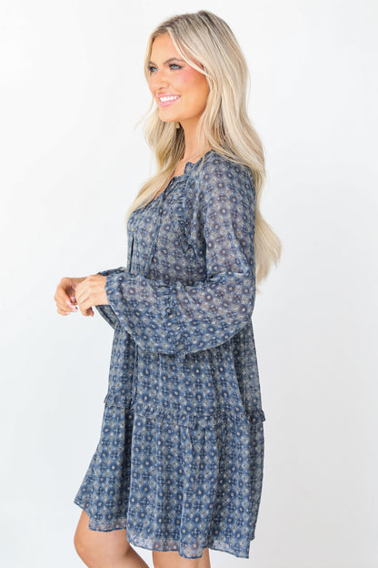 Tiered Mini Dress side view