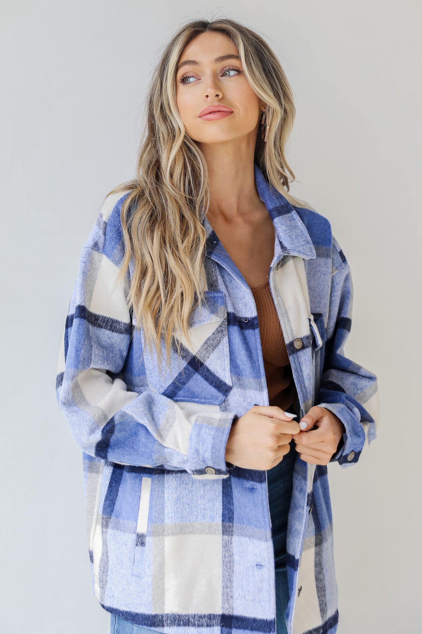 Plaid Shacket from dress up