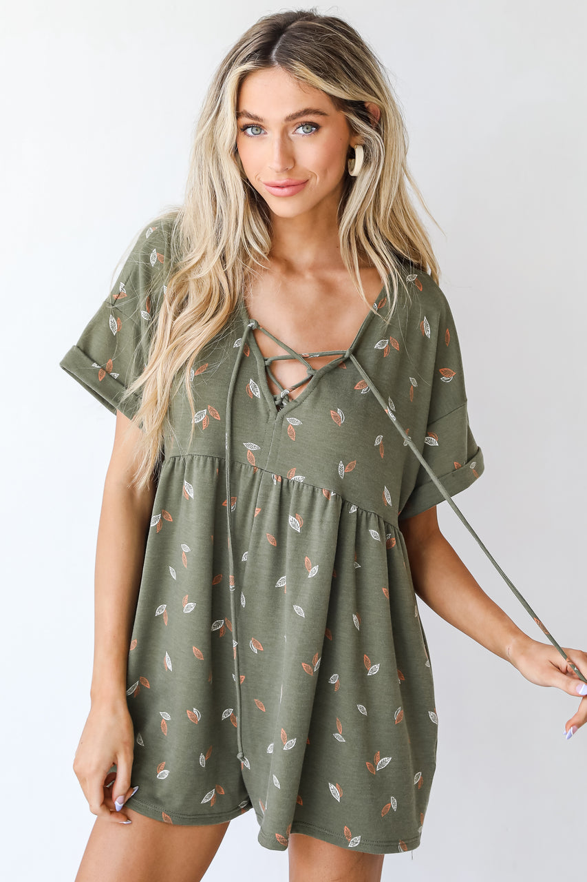 Turning A New Leaf Romper