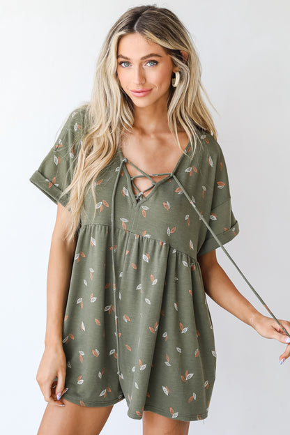 Turning A New Leaf Romper