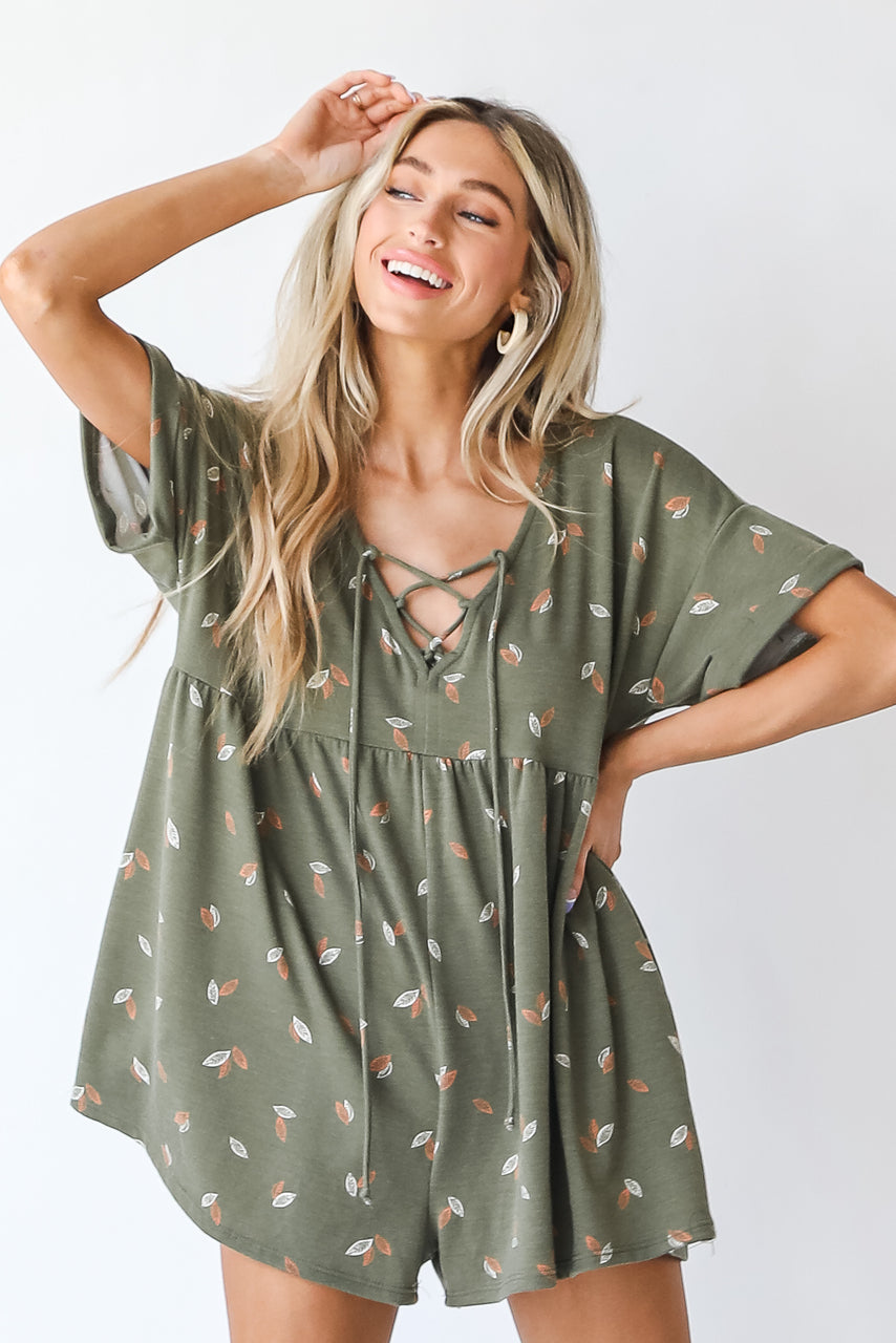Turning A New Leaf Romper