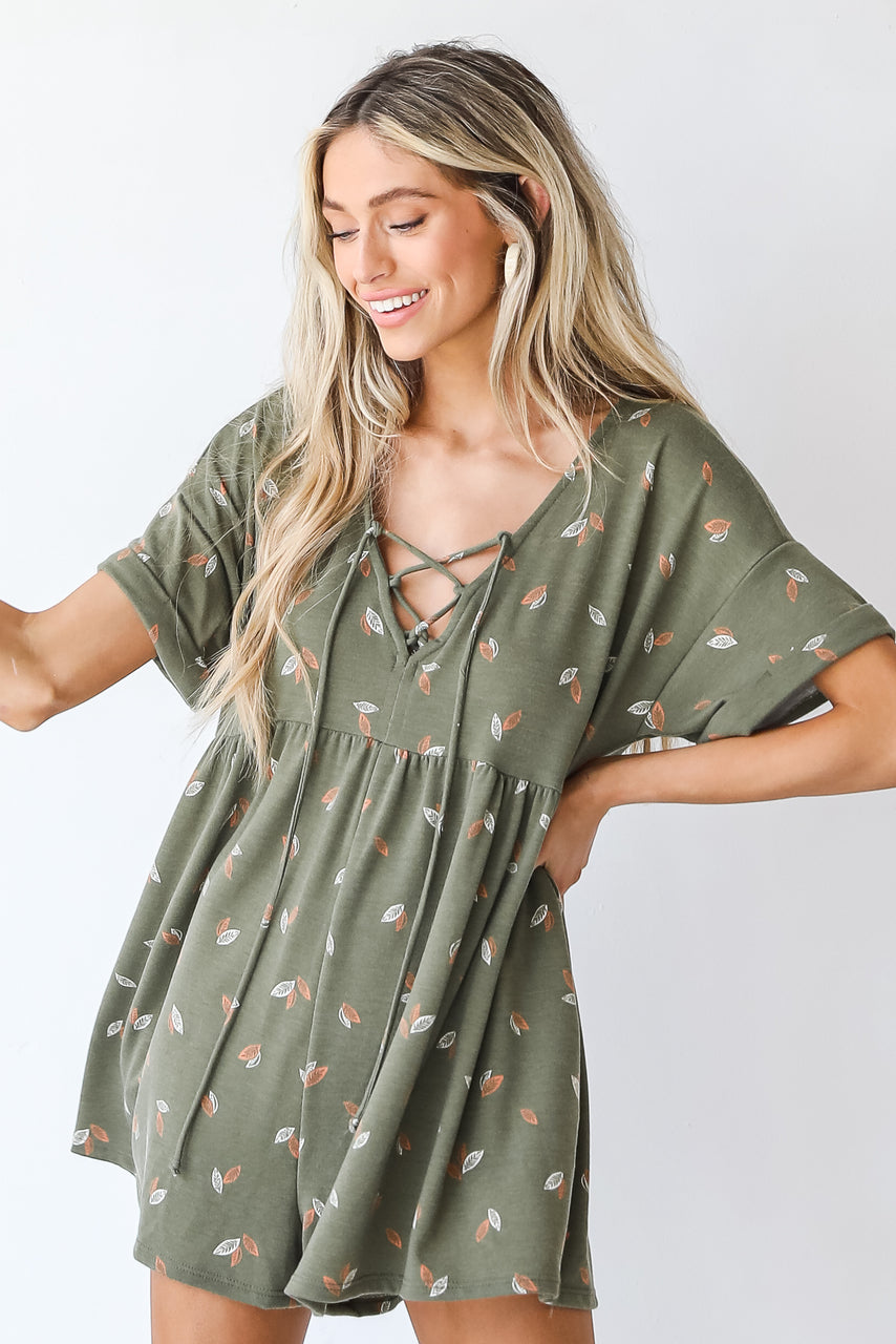Turning A New Leaf Romper