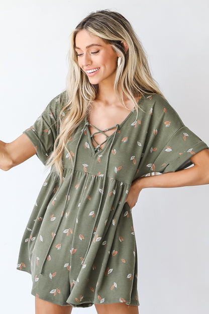 Turning A New Leaf Romper