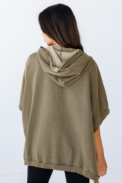 oversized Hoodie back view