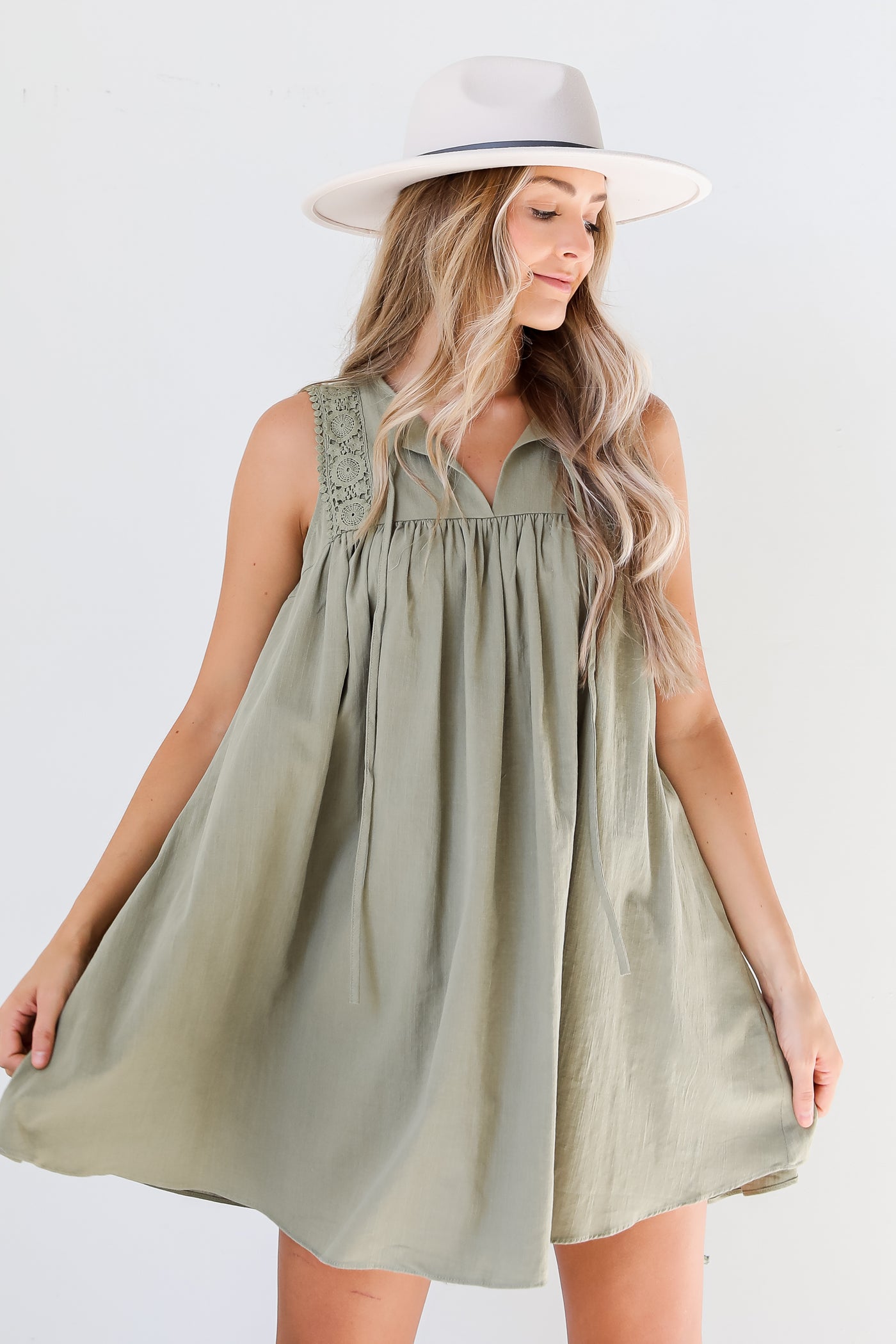 olive Mini Dress