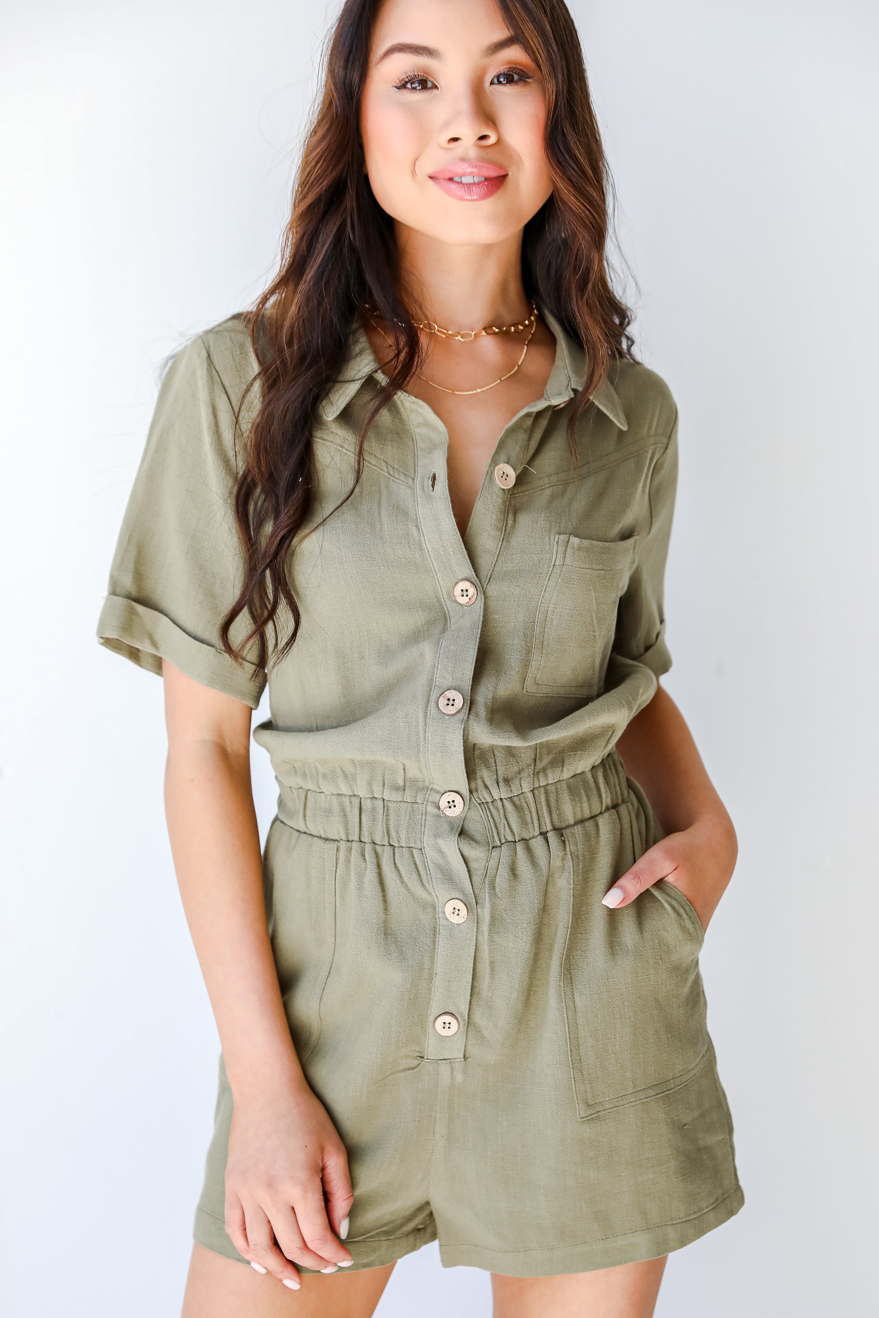 Linen Romper from dress up