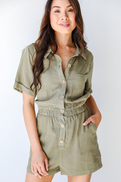 Linen Romper from dress up