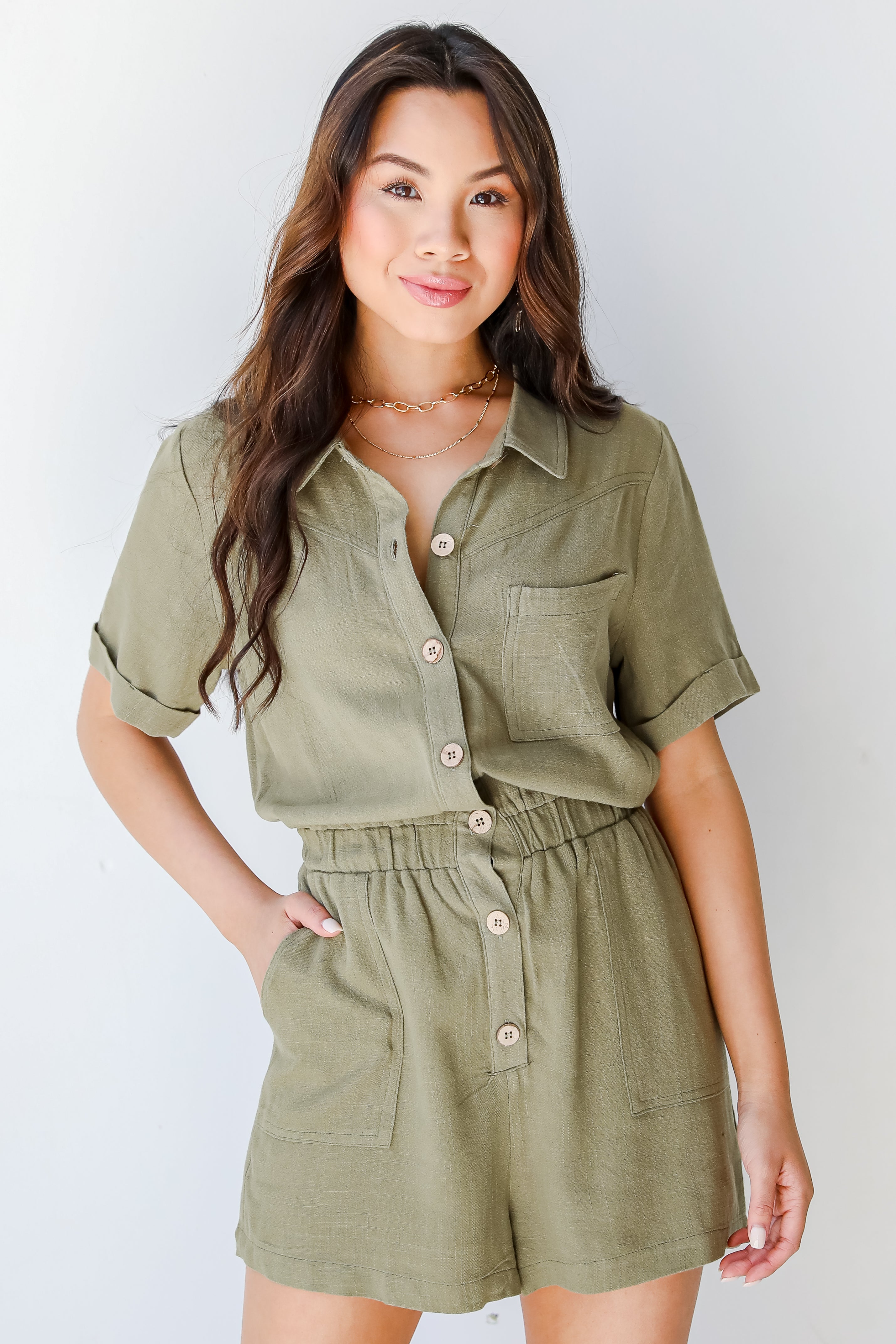 Linen Romper