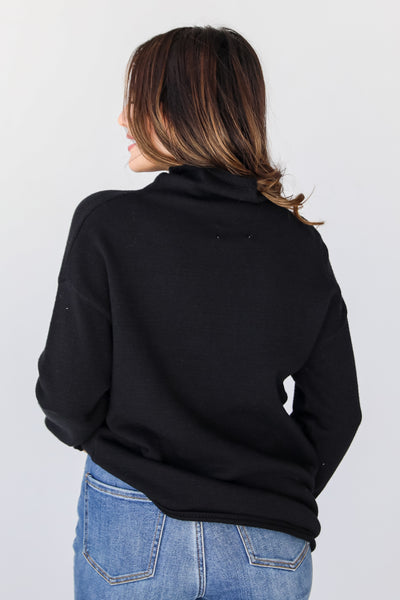 black Sweater back view