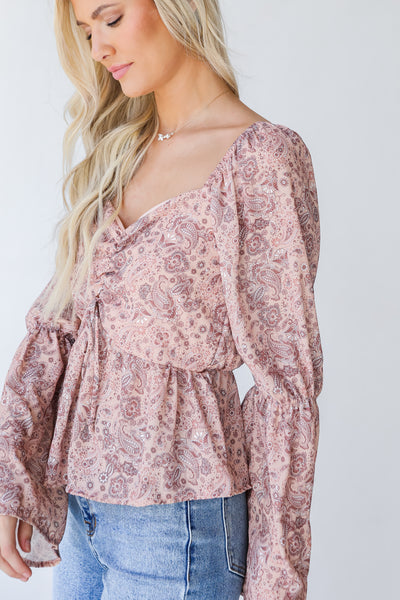 Paisley Blouse side view