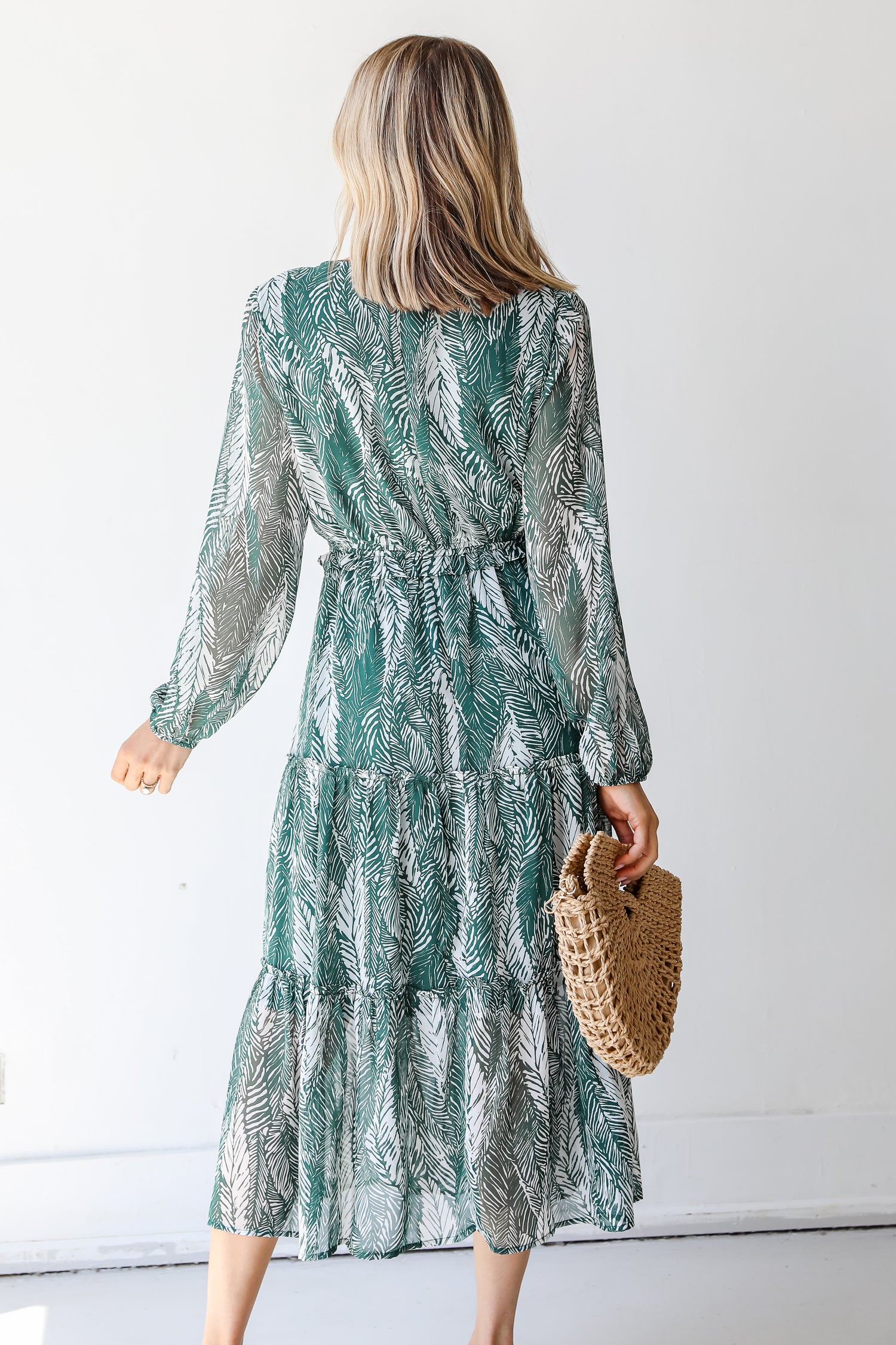 FINAL SALE - Find Me In The Tropics Midi Dress