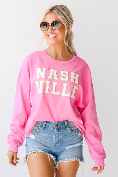Nashville Oversized Pullover front view