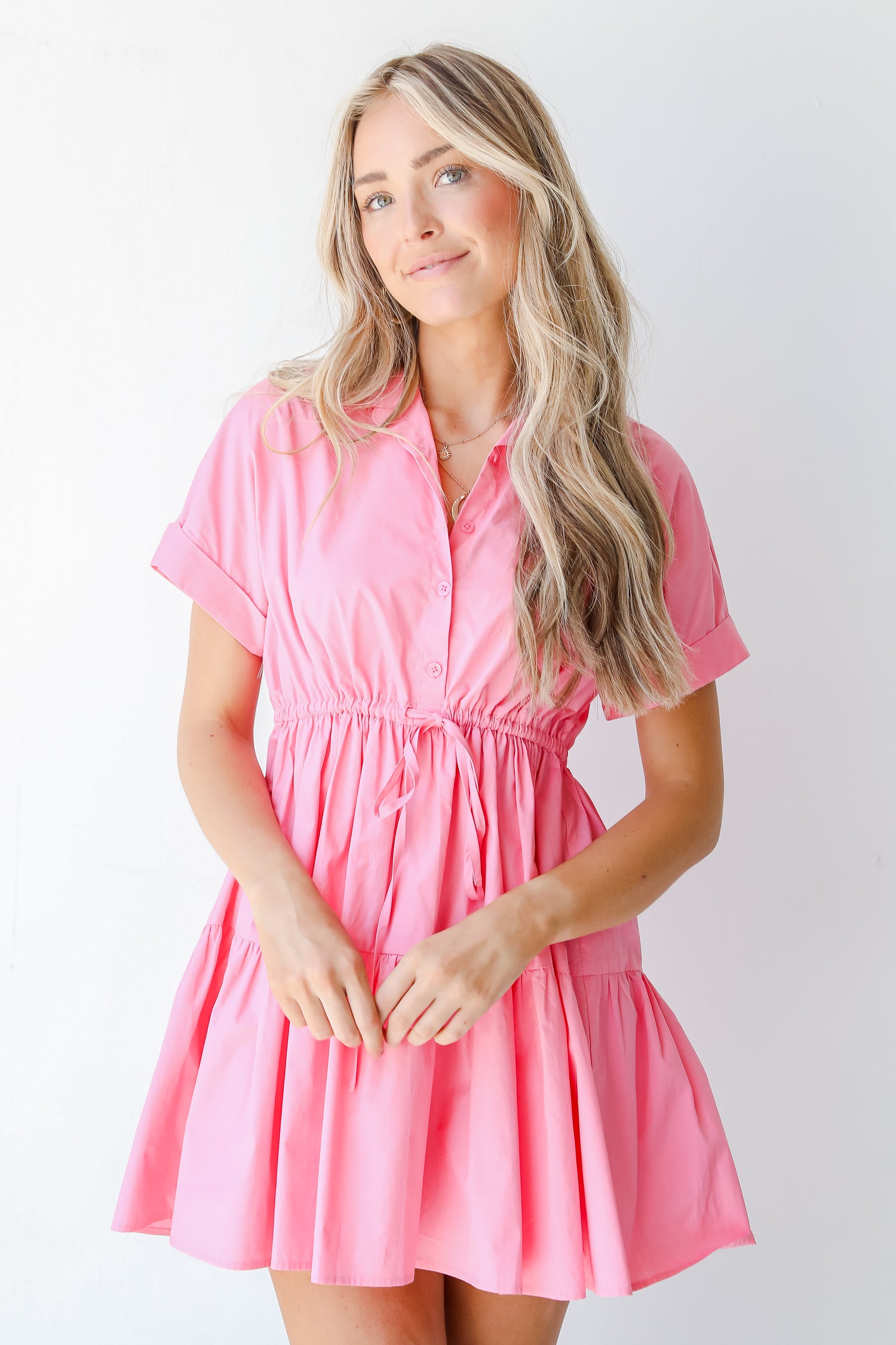 Sweetly Thinking Tiered Mini Dress