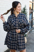 Plaid Flannel Mini Dress