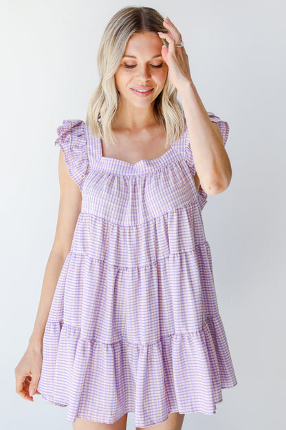 Tiered Mini Dress front view