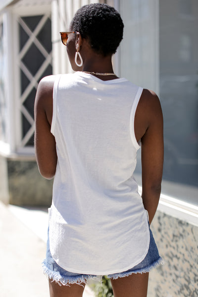 Amy Everyday Relaxed Fit Pocket Tank
