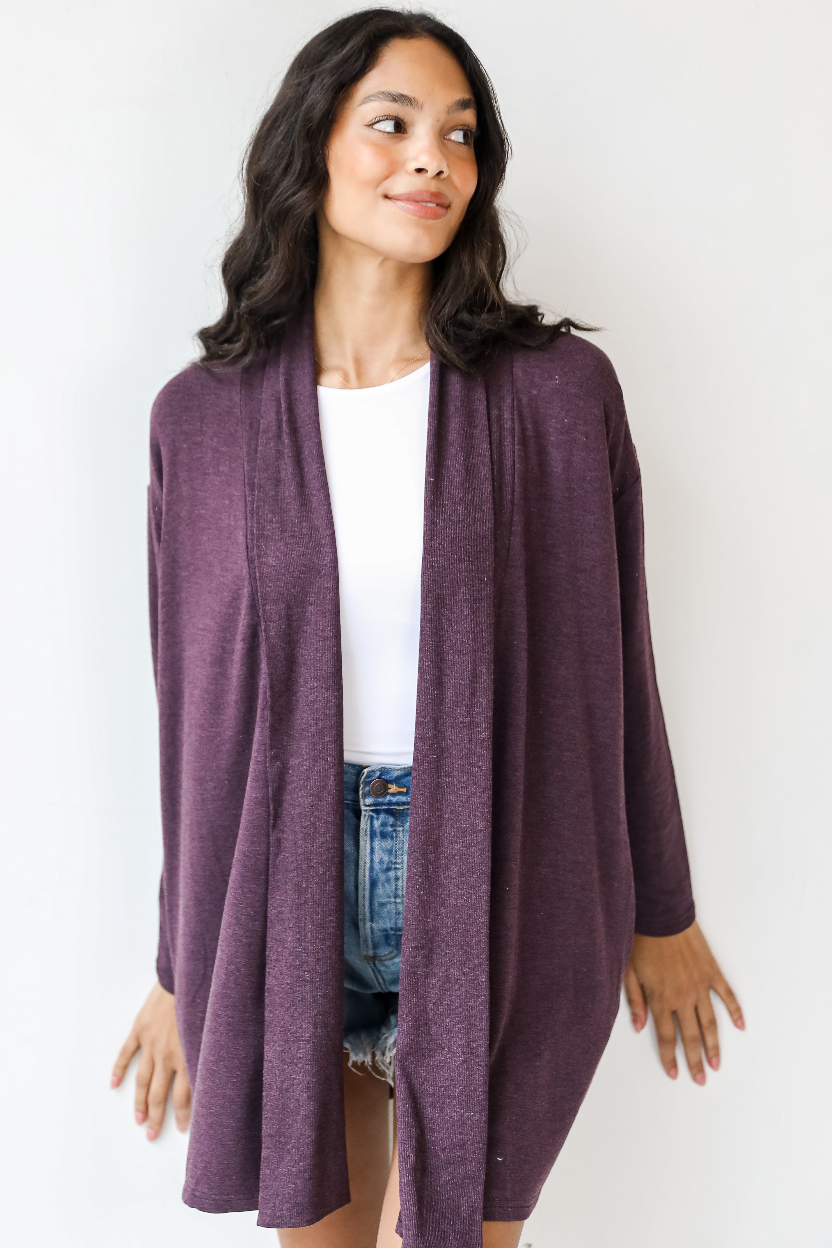 Cardigan front view
