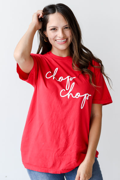Red Chop Chop Graphic Tee
