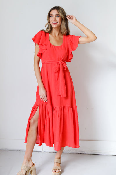 red Maxi Dress