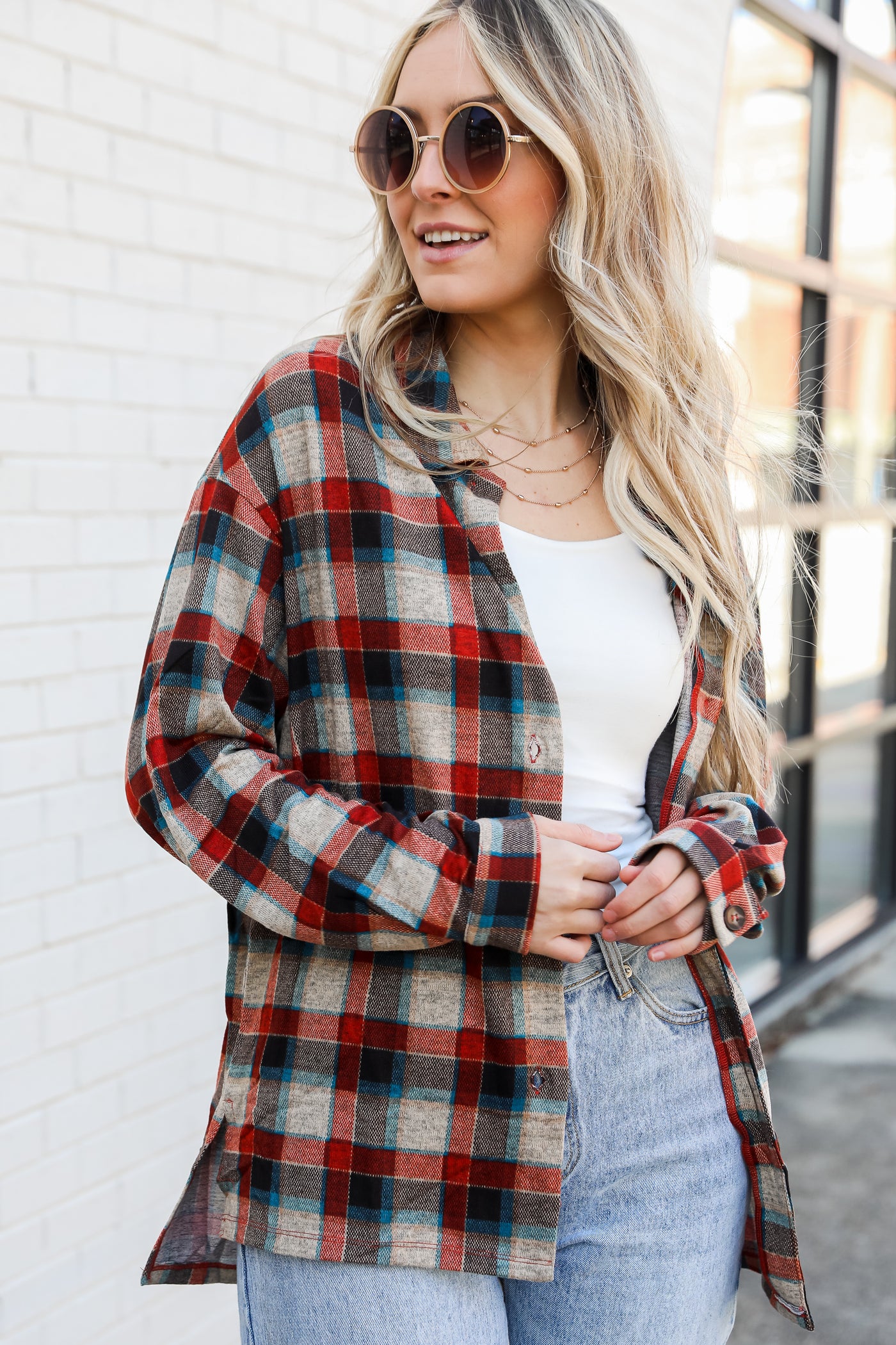 red Plaid Flannel