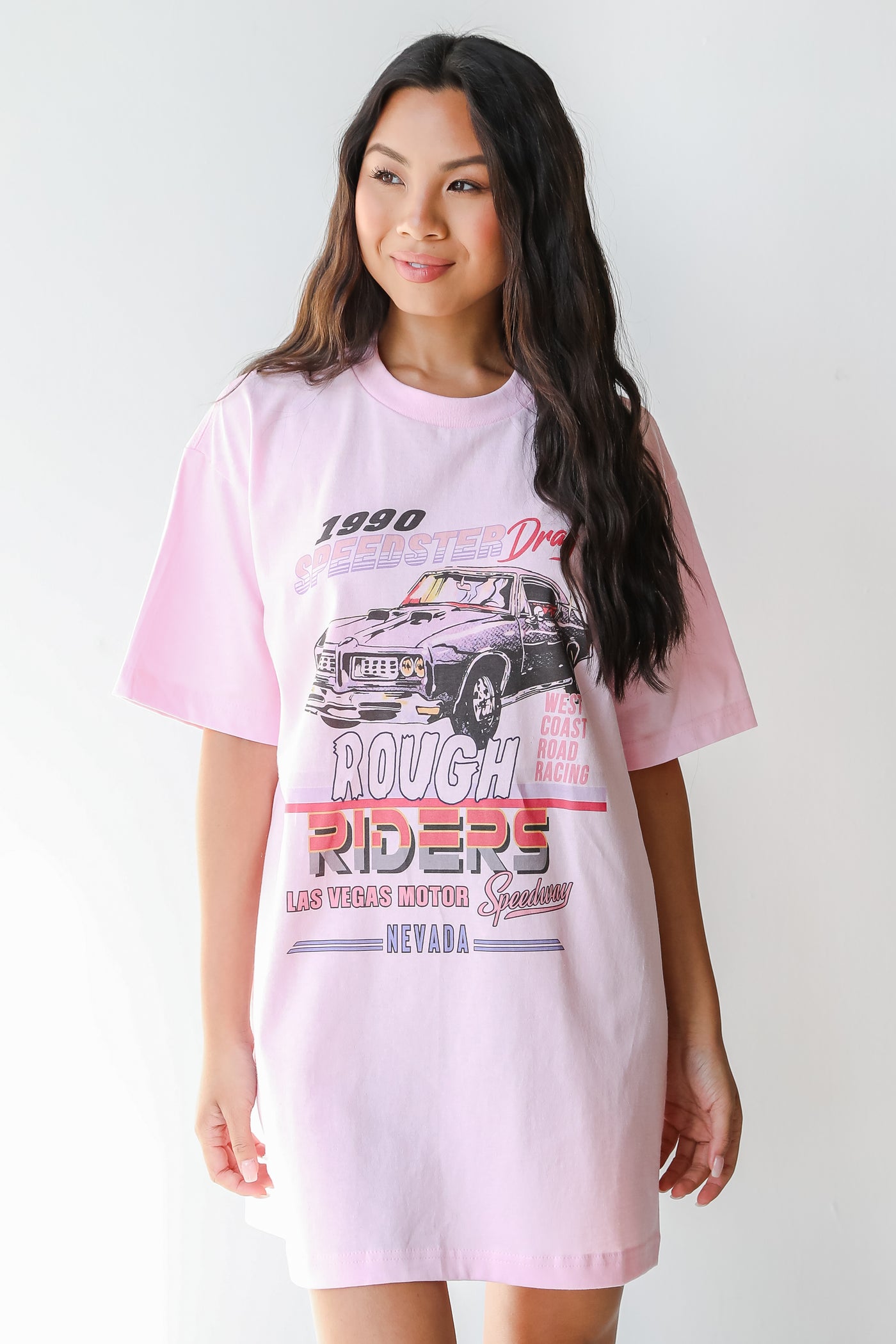 Rough Riders Vintage Graphic Tee on model