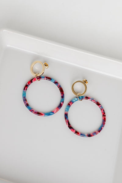Acrylic Statement Earrings from dress up