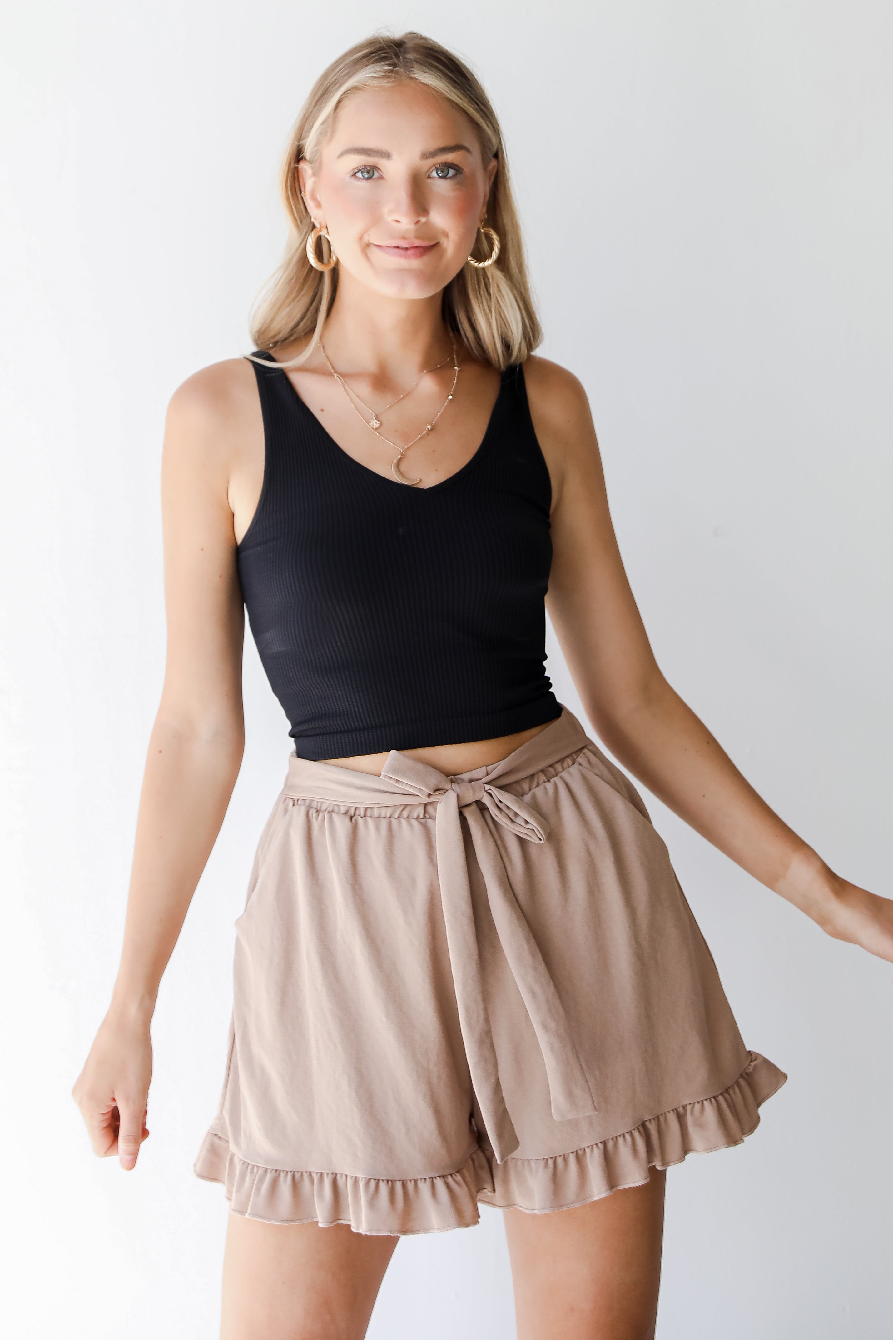 Shorts in mocha