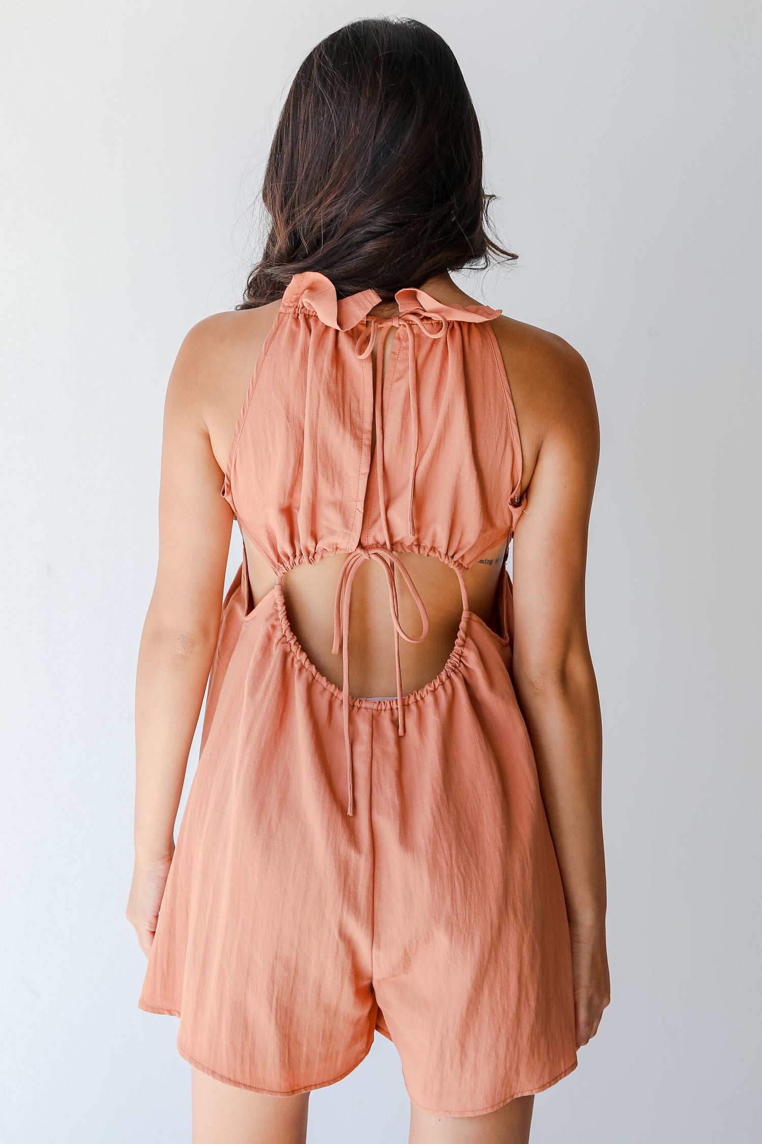 Cutout Romper back view
