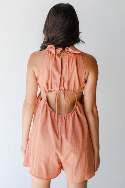 Cutout Romper back view